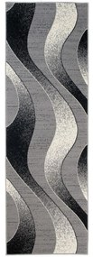 Kusový koberec PP Mel šedý atyp 80x200cm