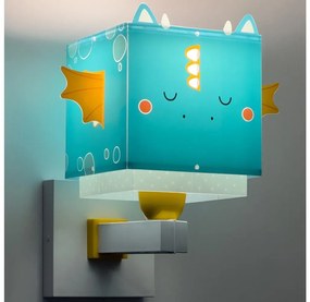 Dalber 64389 - Detské nástenné svietidlo LITTLE DRAGON 1xE27/15W/230V