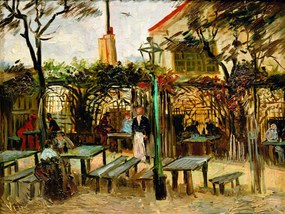 Umelecká tlač Café Terrace on Montmartre (La Guinguette) - Vincent van Gogh, (40 x 30 cm)
