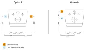 Sapho Sapho, BLOOMING elektronický bidet s dialkovým ovládaním, NB-R770D