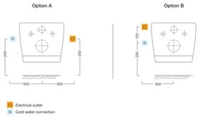 Sapho, BLOOMING elektronický bidet s dialkovým ovládaním, NB-R770D