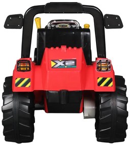 Detské elektrické autíčko BestBerg BBCC-40R - nakladač / od 3 rokov / nosnosť 30 kg / červená