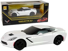Lean Toys Športové auto Corvette C7 1:24 biele