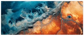 Obraz - Voda a oheň (120x50 cm)