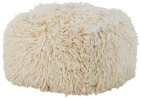 Krémový vlnený taburet Lomba – Bloomingville