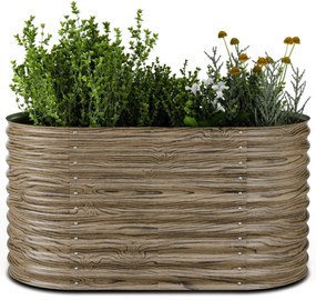 High Grow vyvýšený záhon, 913 L, Ergonomický, Odolný voči poveternostným vplyvom, Oválny