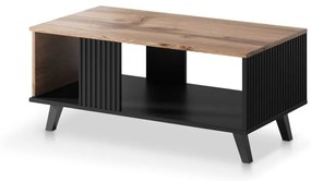 RANDOM LAW-1 coffee table, color: wotan oak/black