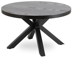 PROXIMA.store - Okrúhly konferčenčný stolík LINCOLN FARBA: čiarna