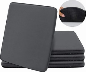 Podsedák na stoličku MARIE 38x38 cm - grafitový