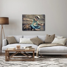 Obraz - Mladý letec (70x50 cm)