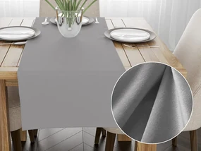 Biante Zamatový behúň na stôl Velvet Prémium SVP-039 Sivý 45x140 cm