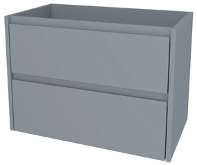 Mereo, Mereo Opto, kúpeľňová skrinka 81 cm, Multidecor, Monumentálna sivá, MER-CN991SMSO1