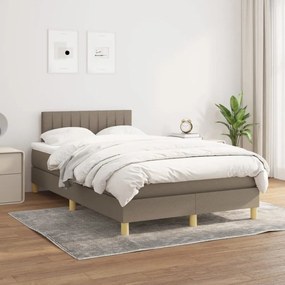 Boxspring posteľ s matracom sivohnedý 120x200 cm látka 3140765