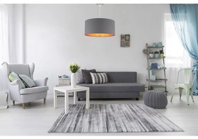 Závesné svietidlo Shade, 1x textilné tienidlo (výber zo 4 farieb), (výber z 3 farieb konštrukcie), (fi 44cm), g