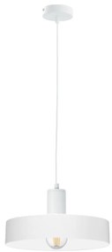 Závesný luster na lankách ARCANE 1xE27/60W/230V biela