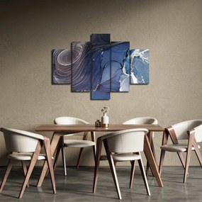 Obraz - Mramorovaný atrament (150x105 cm)
