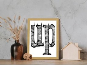 Obraz v drevenom ráme Nordic Up, 20x25 cm%