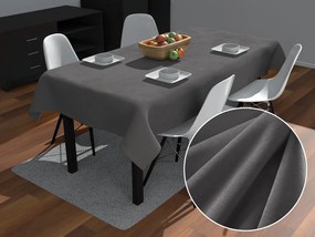 Biante Zamatový obdĺžnikový obrus Velvet Premium SVP-017 Tmavo sivý 100x160 cm