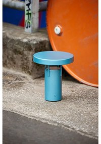 Modrá LED stmievateľná stolová lampa (výška 20 cm) BringMe – Hübsch