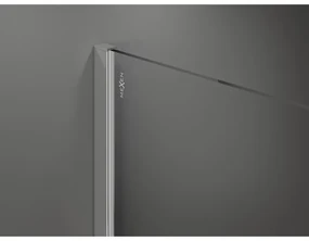 Mexen Kioto sprchová zástena 100x200 cm 8 mm, chrómový profil, sklo efekt zrkadla, 800-100-101-01-50