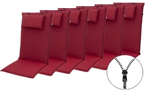 Doppler ELEGANT 2428 vysoký - set 6 ks - podušky na stoličky a kresla s podhlavníkom