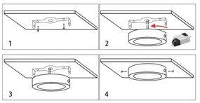LED Stropné svietidlo LED/24W/230V 4200K pr. 28,5 cm biela