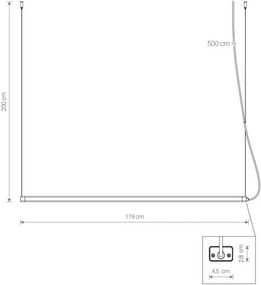 Nowodvorski CAMELEON H LED WH 8455