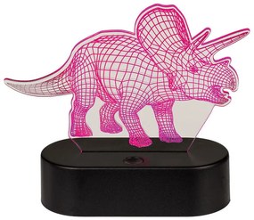 Detská lampička 3D TRICERATOPS