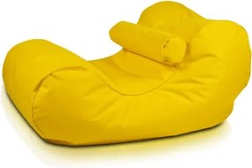Sedací vak Ležadlo XL polyester TiaHome - Žltá