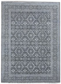 Diamond Carpets koberce Ručne viazaný kusový koberec Diamond DC-HALI B Grey / silver - 180x275 cm