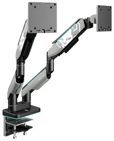Dvojitý držiak na monitory 49 palcov, sivá-čierna RGB X-Arm Dual