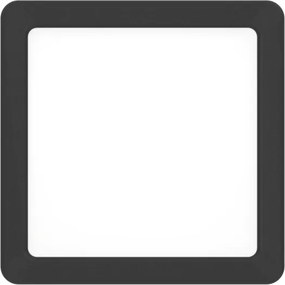 Eglo 901328 - LED kúpeľňové stropné svietidlo FUEVA LED/7W/230V 15x15 cm IP44 čierna