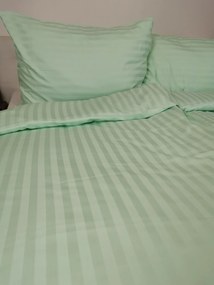 Obliečky damaškové zelené TiaHome - 1x Vankúš 90x70cm, 1x Paplón 140x200cm