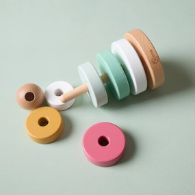 Bieco - Drevená stohovacia veža - berry