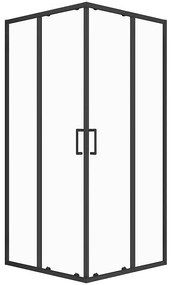 Sprchový kút Rio 80x80x190 black