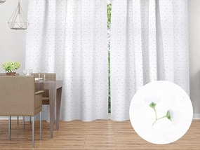 Biante Bavlnený záves Sandra SA-424 Drobné kvietky na bielom 140x140 cm