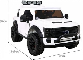 Ramiz Vozidlo Ford Super Duty Biela Pickup