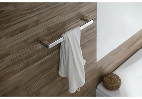 GEDY PI213513 Pirenei držiak uterákov 35 x 6,6 cm, strieborná