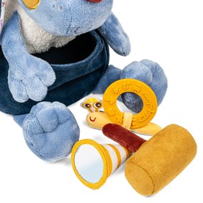 Lilliputiens - textilná hračka s aktivitami - údržbár psík Jules