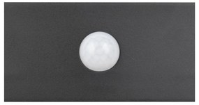 LED nástenné solárne vonkajšie svietidlo (výška 6 cm) Bilbao – Reality