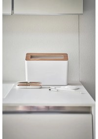 Biely stolový kôš na odpadky Yamazaki Rin, 2,3 l