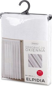 ZÁCLONA NA PÁSKE ELPIDIA 350X250 CM BIELA