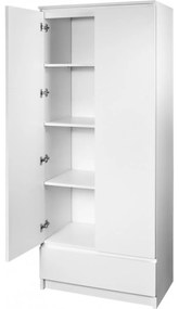 Regál R 60 cm 1 zásuvka 2 dvierka dub sonoma