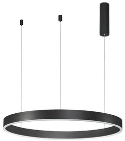 LED luster Motif 80 čierne stmievateľné