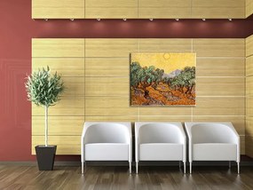 Obraz na plátne OLIVOVNÍKY – Vincent van Gogh REP105