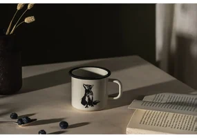 Hrnček Fox 0,37l, smalt / béžový