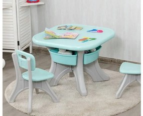 Vulpi Detský stôl so stoličkami Way Grey