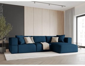 Modrá rohová pohovka, pravý roh Esther - Milo Casa