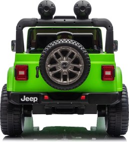 LEAN CARS Elektrické autíčko Jeep Rubicon 4x4 DK-JWR556 4x200W 24V zelené