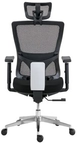 Kancelárska ergonomická stolička Neoseat BROOKE — čierna, nosnosť 150 kg